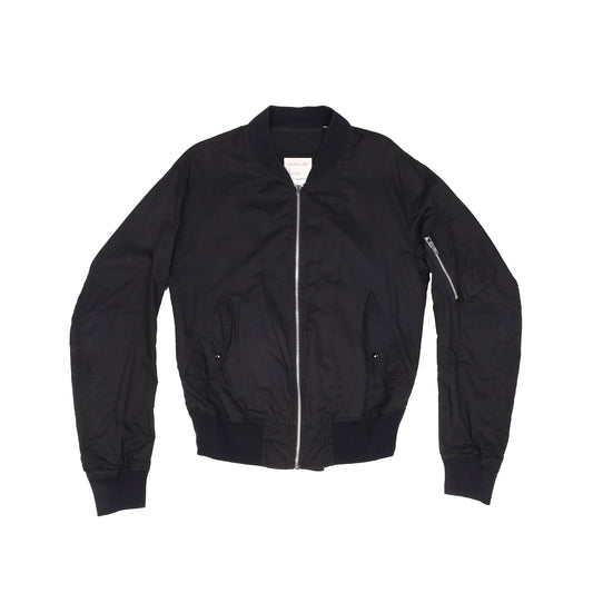 Helmut Lang Spring / Summer 1999 Black Bomber Jacket