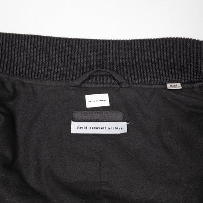 Helmut Lang 2003 秋冬 Bondage 黑色羊毛飞行员夹克