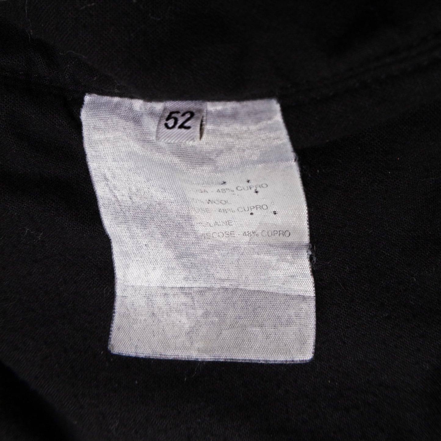 Helmut Lang 2003 秋冬 Bondage 黑色羊毛飞行员夹克