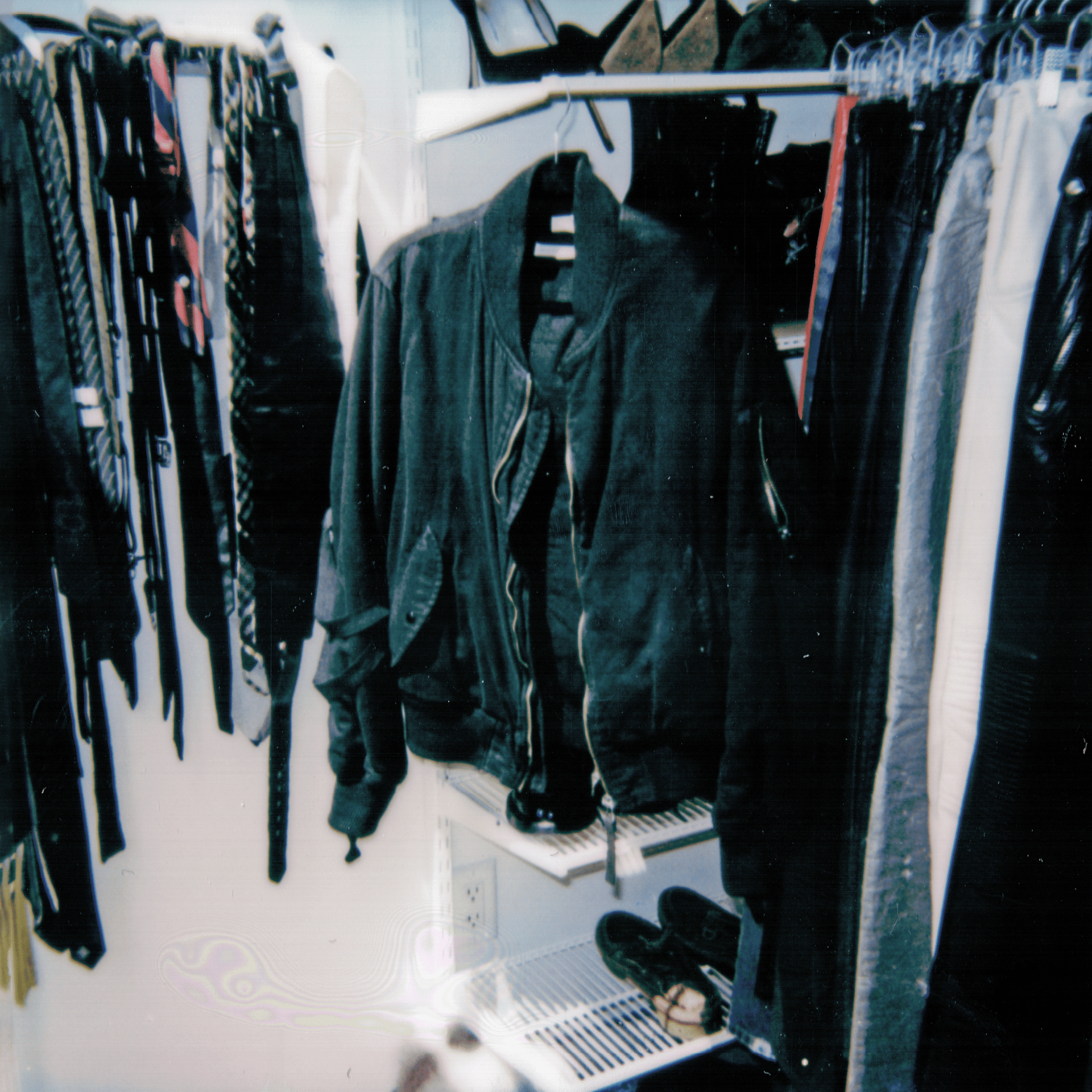 Helmut Lang Autumn / Winter 2003 Bondage Black Wool Bomber