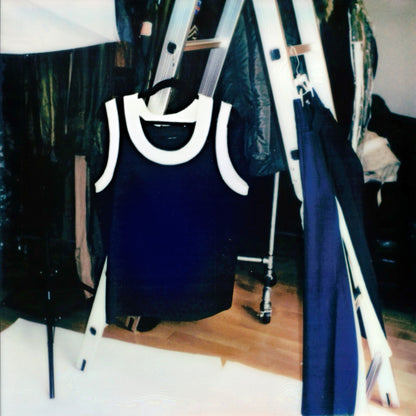 Prada Spring / Summer 2013 Blue and White Wool Tank