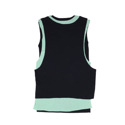 Raf Simons Spring / Summer 1999 Three Layered Mint Green and Black Tank