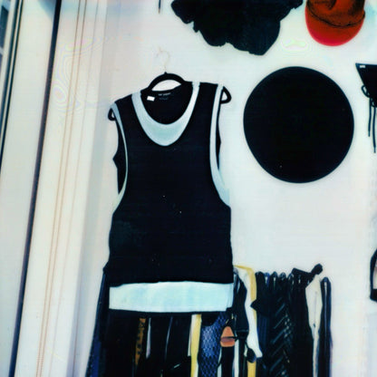 Raf Simons Spring / Summer 1999 Three Layered Mint Green and Black Tank