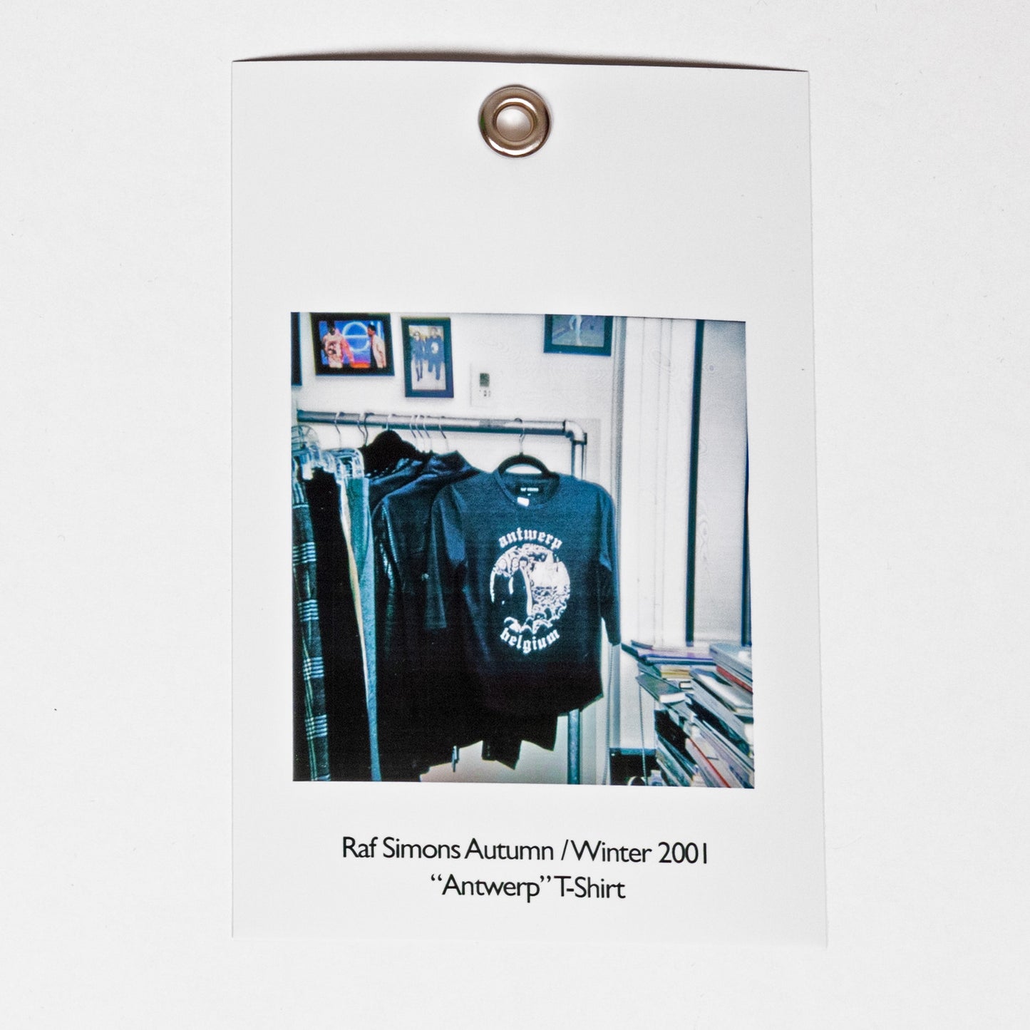 Raf Simons 2001秋冬“Antwerp”黑色T恤