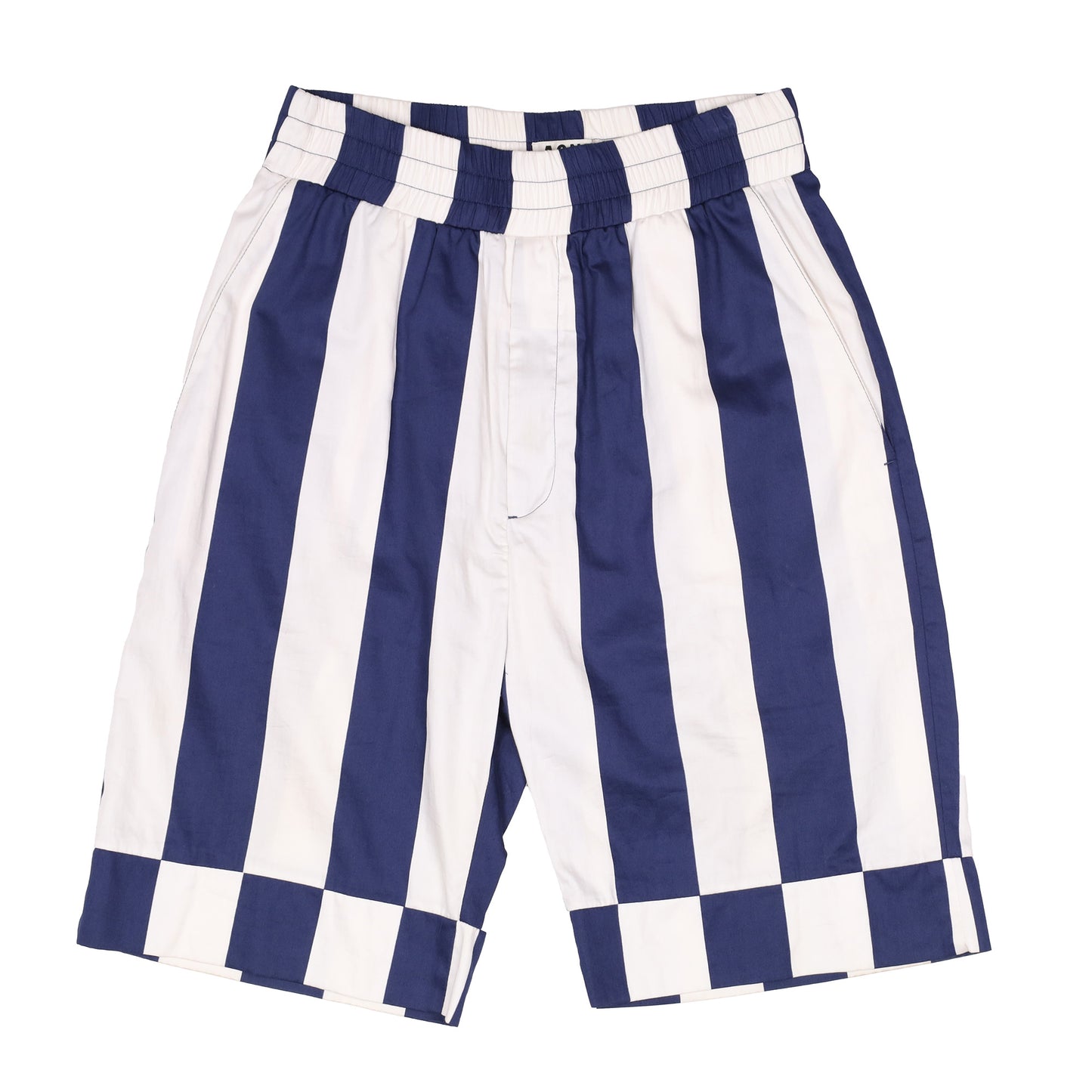 Acne Spring / Summer 2013 Blue and White Striped Shorts