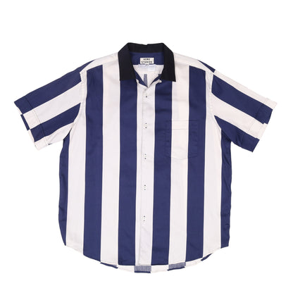 Acne Spring / Summer 2013 Blue and White Striped Collared Shirt