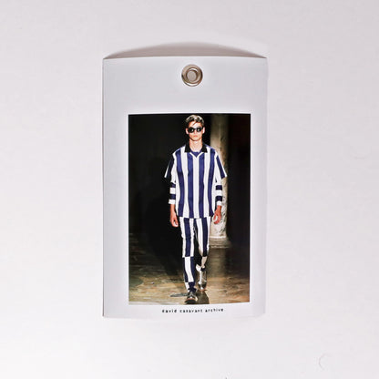 Acne Spring / Summer 2013 Blue and White Striped Collared Shirt