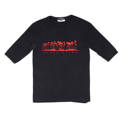 Raf Simons Spring / Summer 1998 Black Palms T-Shirt