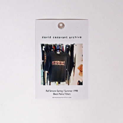 Raf Simons Spring / Summer 1998 Black Palms T-Shirt