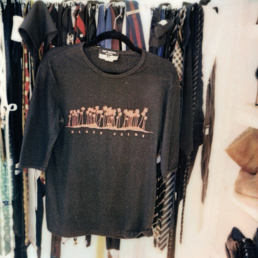 Raf Simons Spring / Summer 1998 Black Palms T-Shirt
