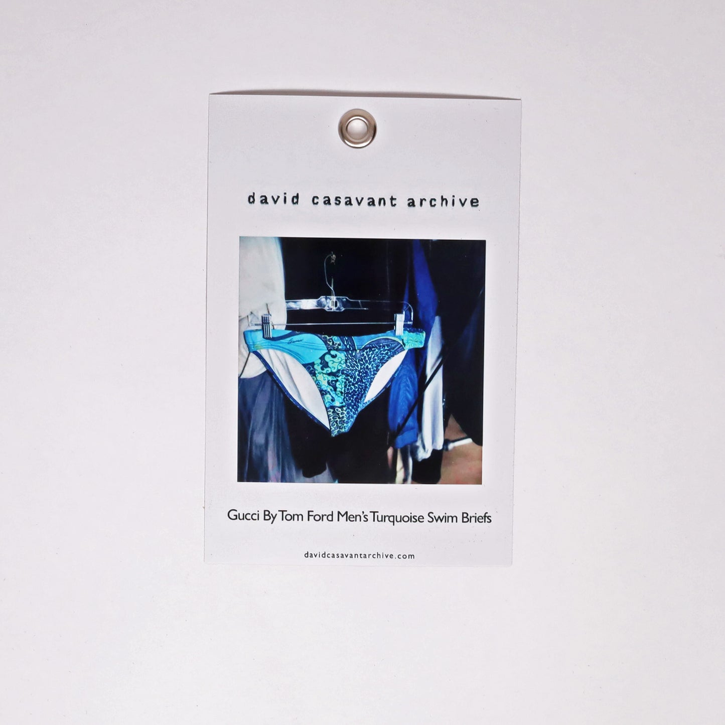 Gucci By Tom Ford Men’s Turquoise Swim Briefs
