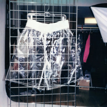 Comme des Garçons Homme Plus Clear Plastic Shorts