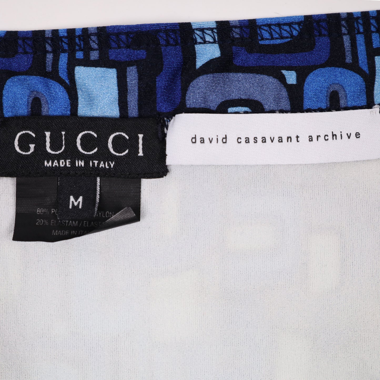 Gucci by Tom Ford Men’s Blue Geometric Swim Briefs