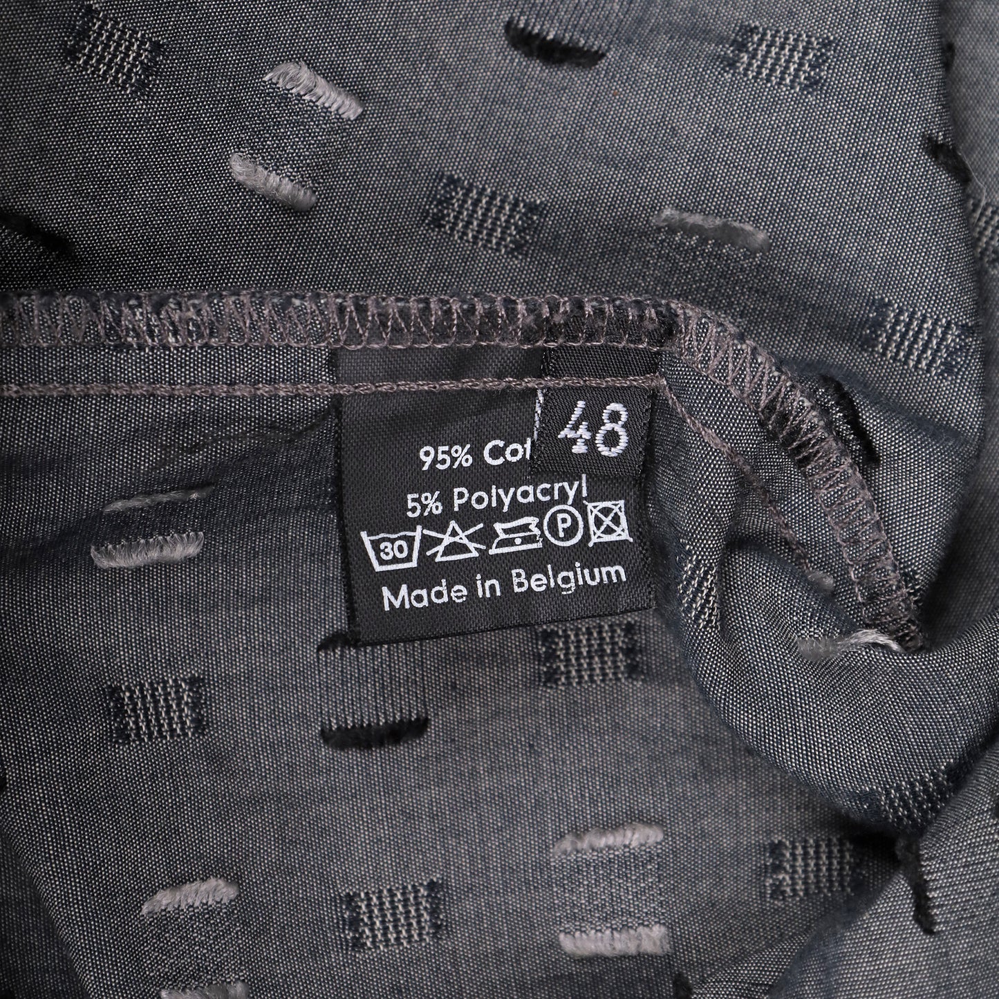 Raf Simons Spring / Summer 2000 Cut Off Sleeve Patterned Shirt