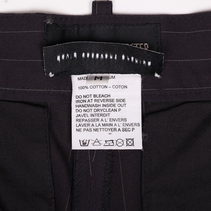 Ann Demeulemeester Black Striped Pants