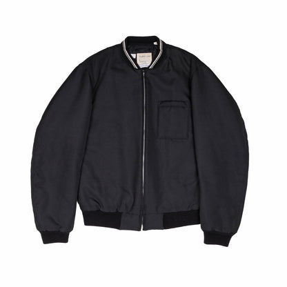 Helmut Lang Autumn / Winter 1998 Black Baseball Bomber Jacket