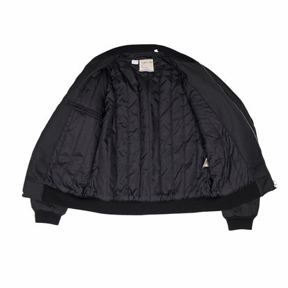 Helmut Lang Autumn / Winter 1998 Black Baseball Bomber Jacket
