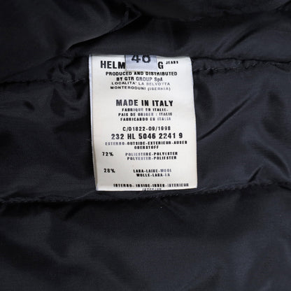 Helmut Lang Autumn / Winter 1998 Black Baseball Bomber Jacket