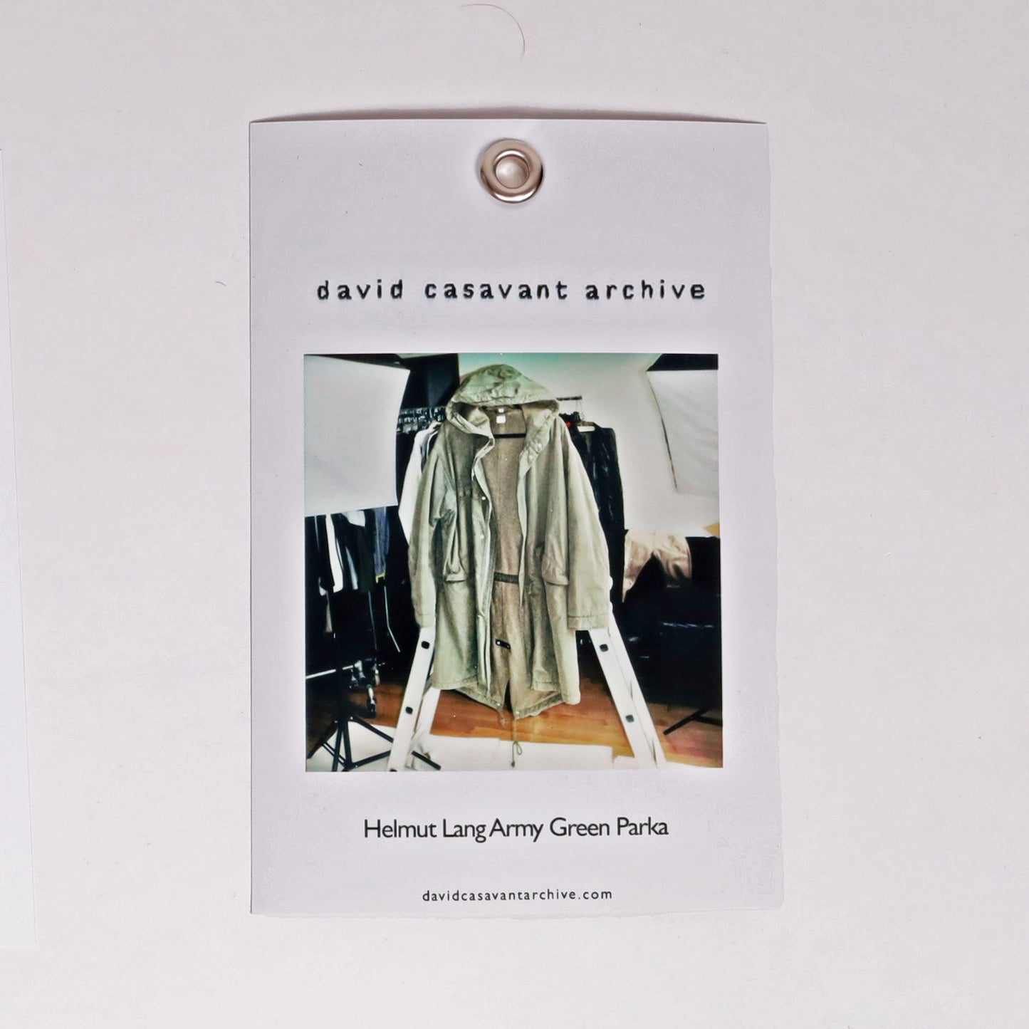 Helmut Lang Army Green Parka