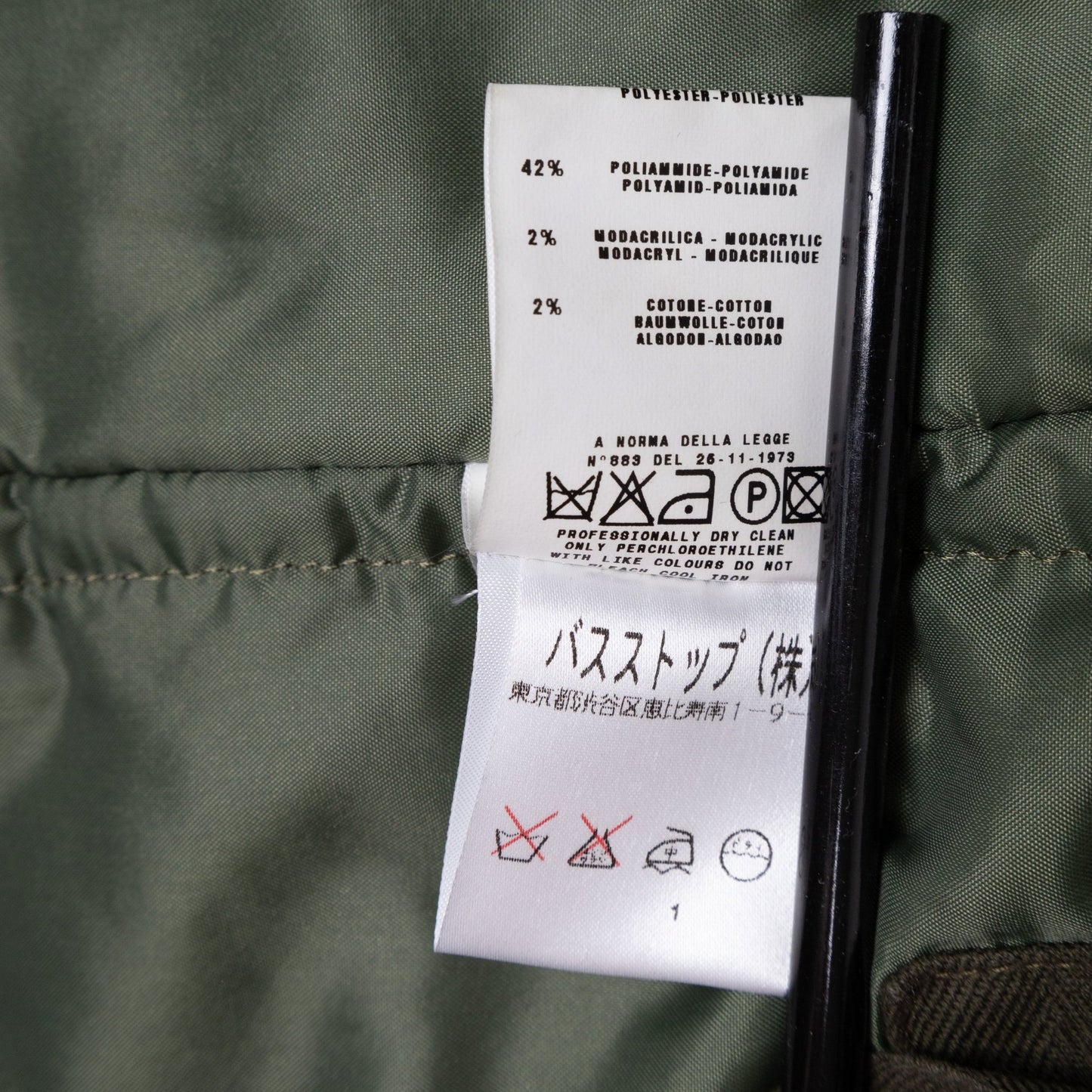 Helmut Lang Autumn / Winter 1999 Astro Biker Parka