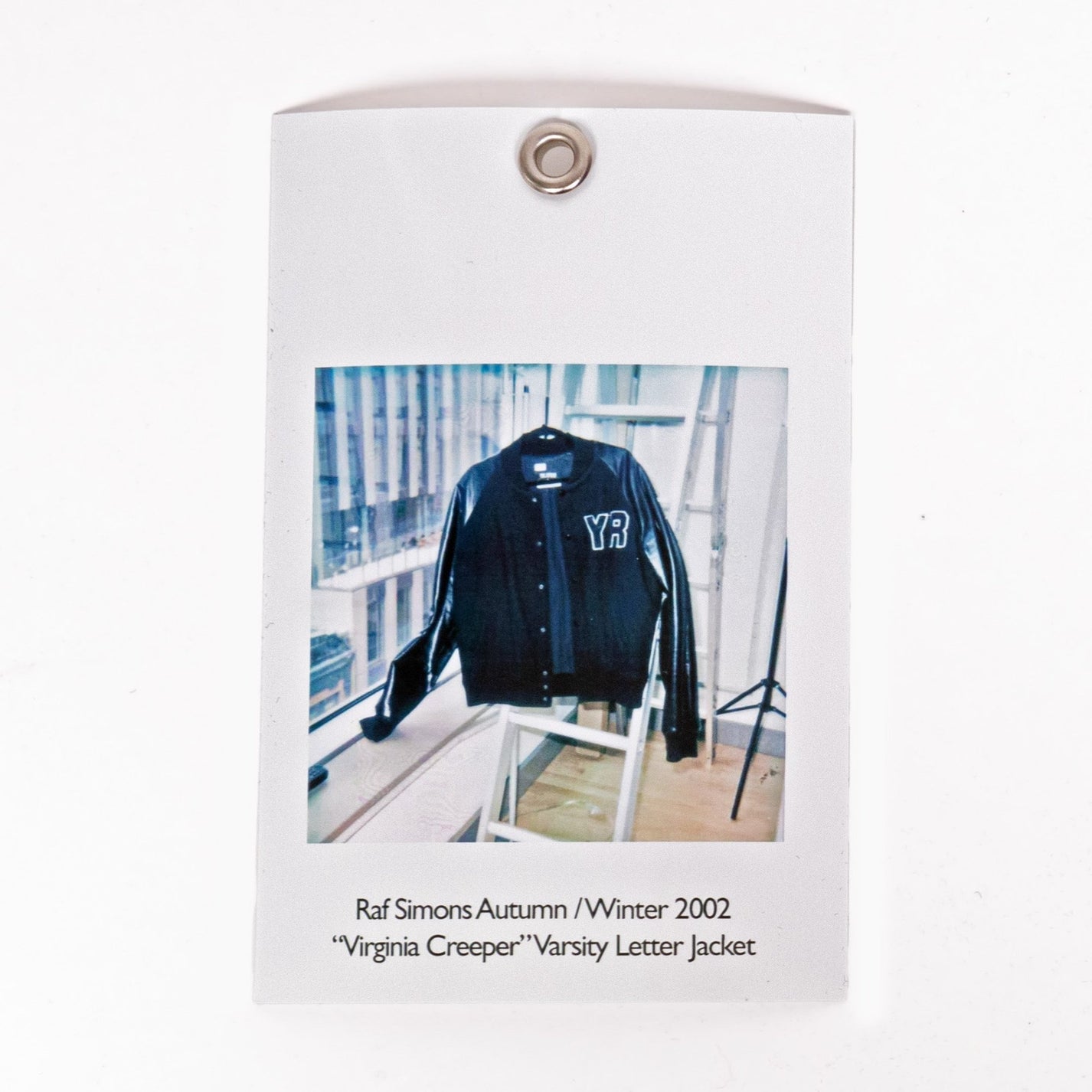 Raf Simons Autumn / Winter 2002 “Virginia Creeper” Varsity Black Lette ...