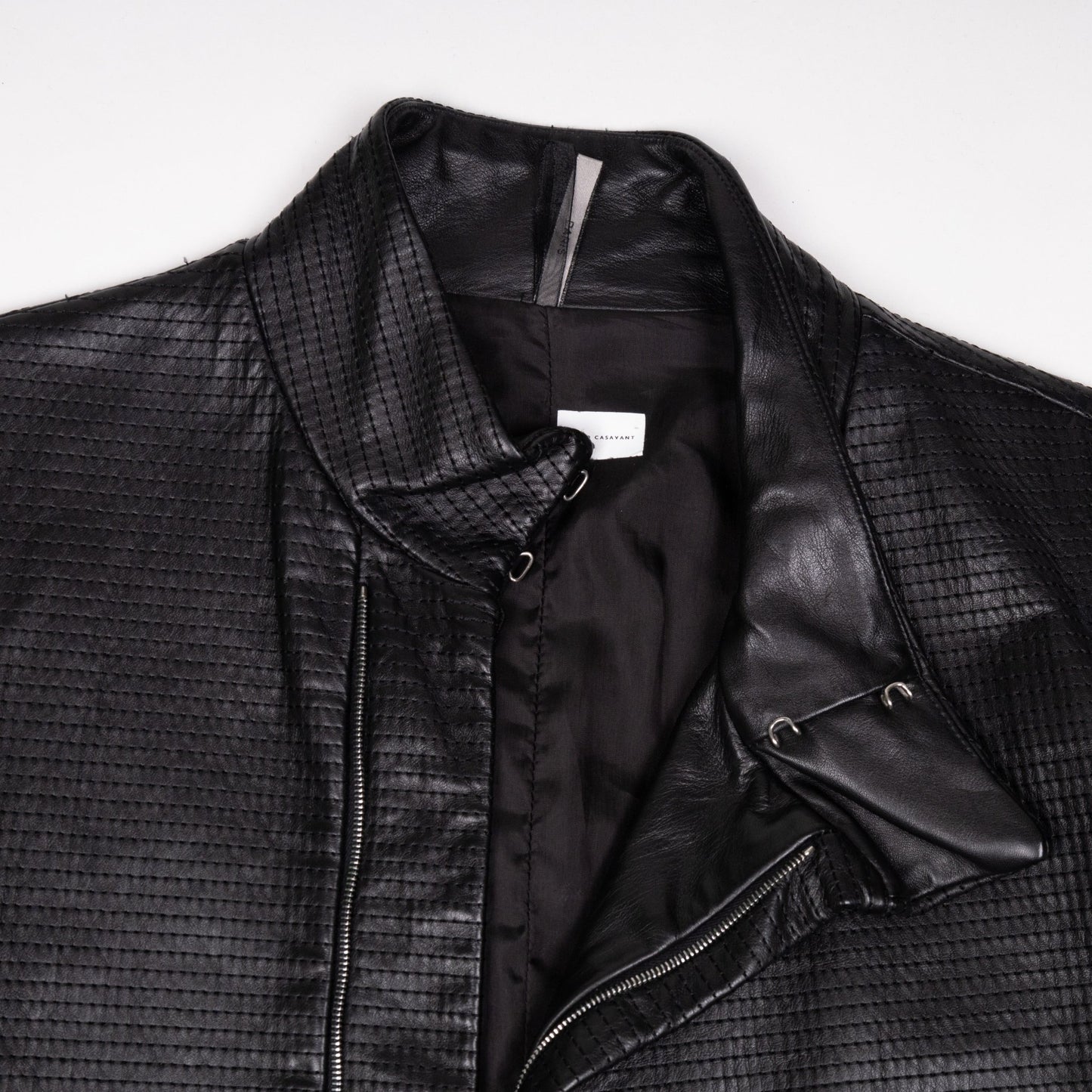 Dior Homme by Hedi Slimane Spring / Summer 2002 Black Leather Jacket