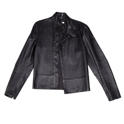 Dior Homme by Hedi Slimane Spring / Summer 2002 Black Leather Jacket