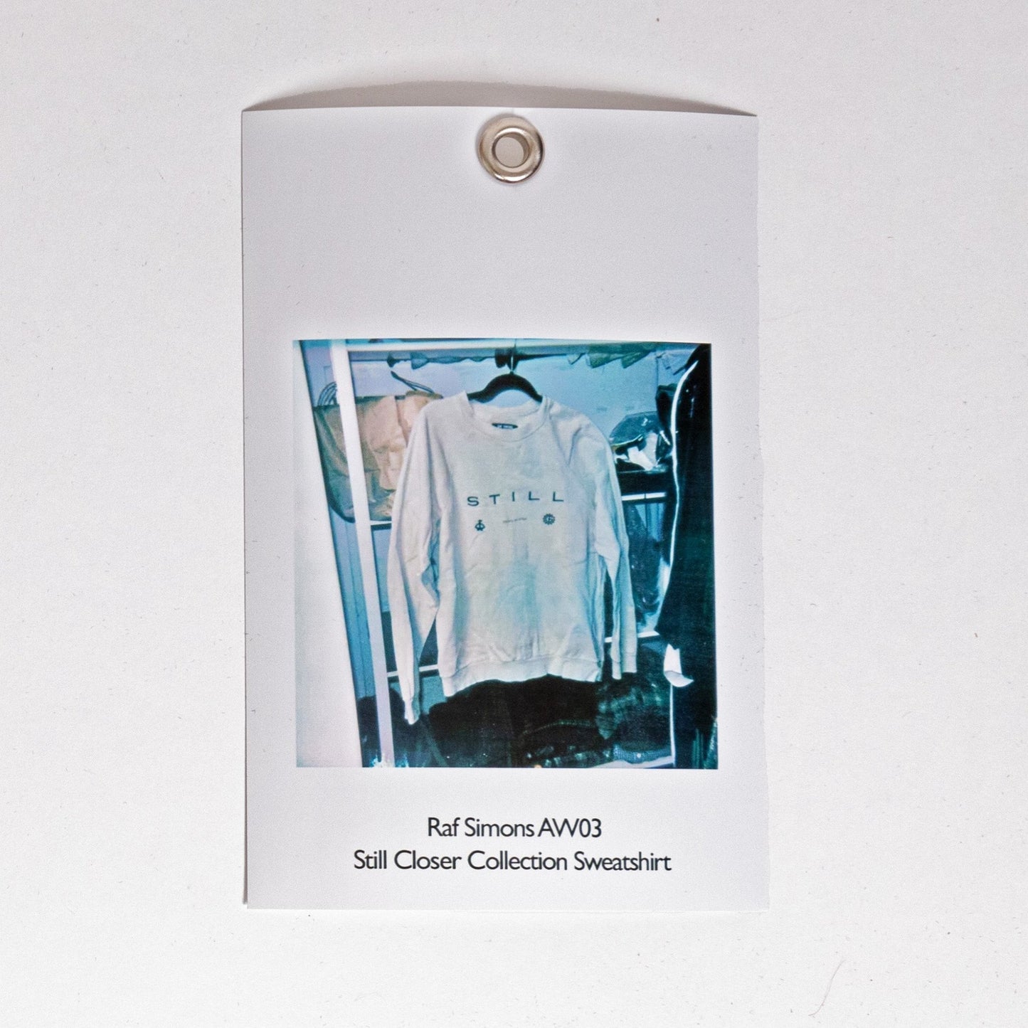 Raf Simons Autumn / Winter 2003 Still Closer Collection Sweatshirt