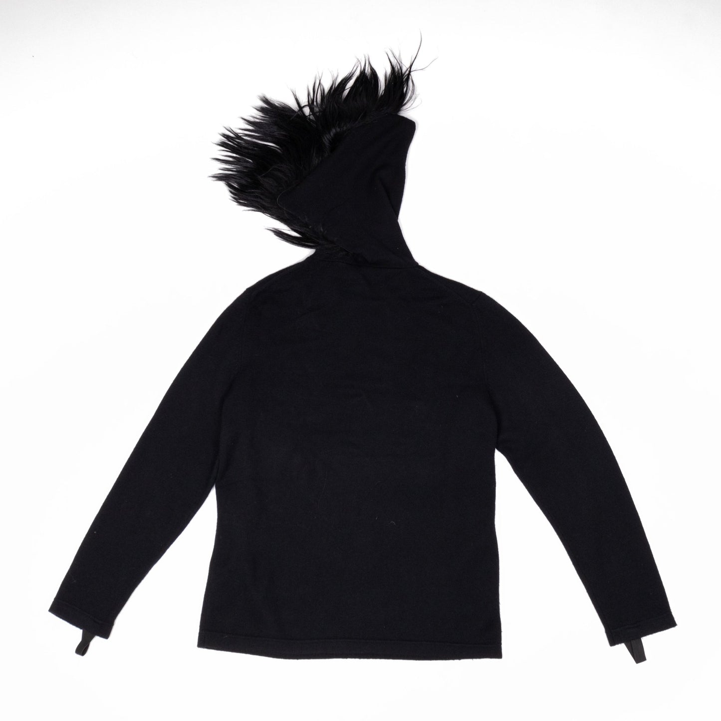 Helmut Lang Autumn / Winter 2003 Black Mohawk Hoodie