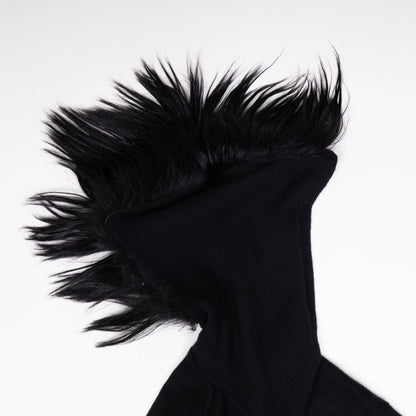 Helmut Lang Autumn / Winter 2003 Black Mohawk Hoodie