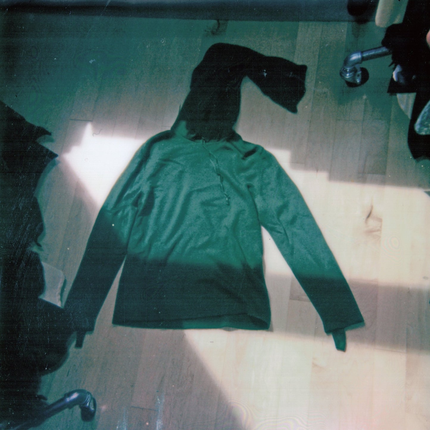 Helmut Lang Autumn / Winter 2003 Green Mohawk Hoodie