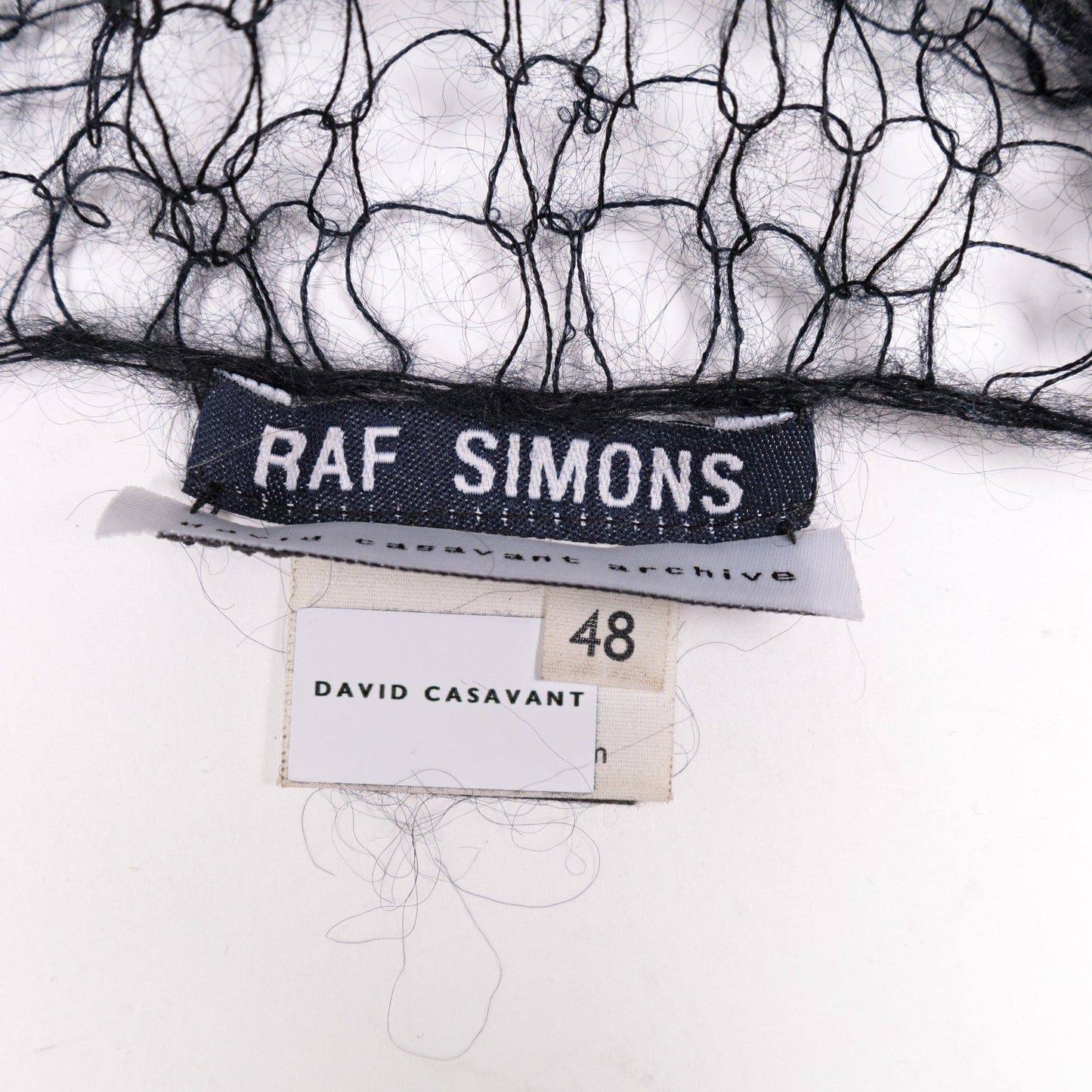 Raf Simons Spring / Summer 1998 “Black Palms” Striped Sweater