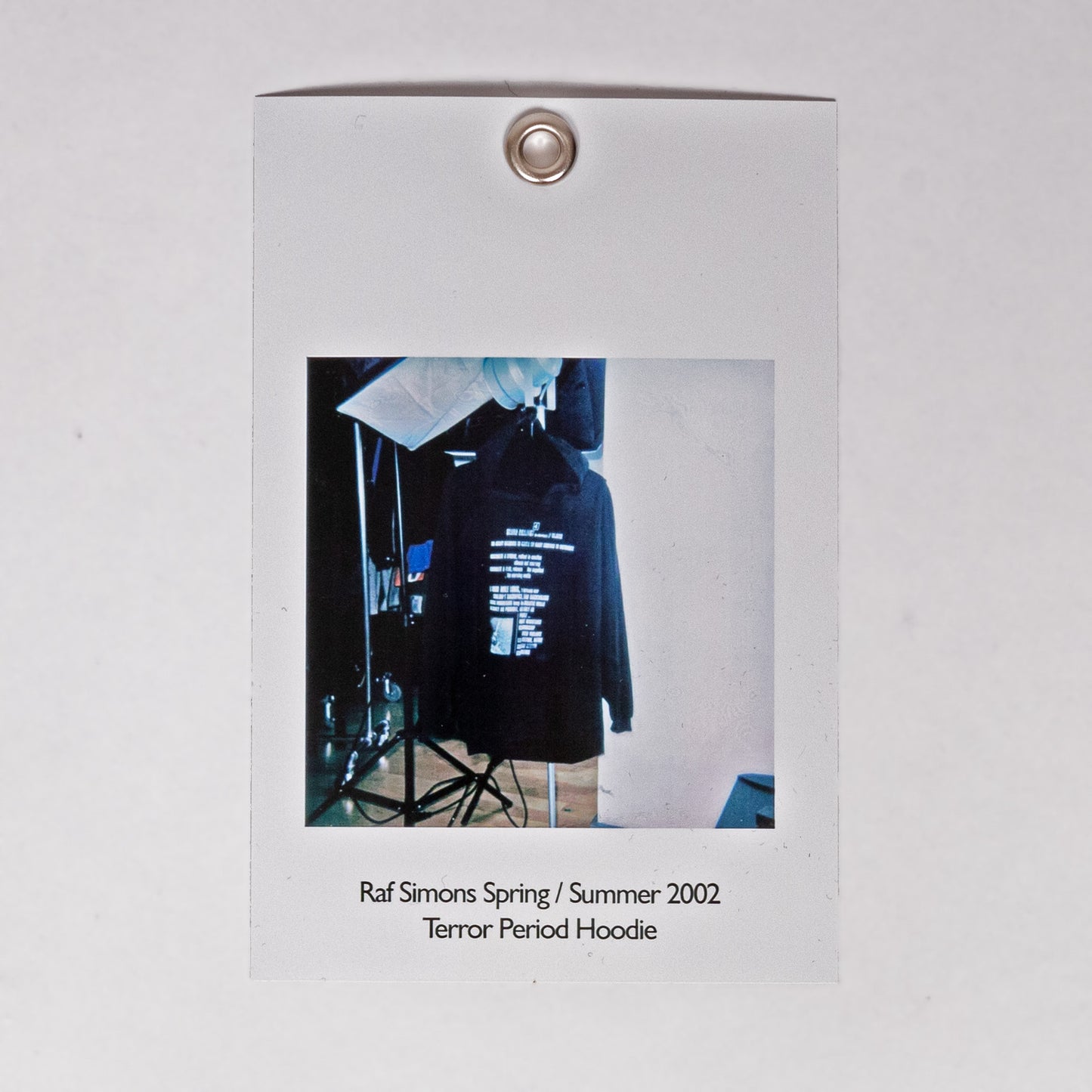 Raf Simons Spring / Summer 2002 Terror Period Hoodie