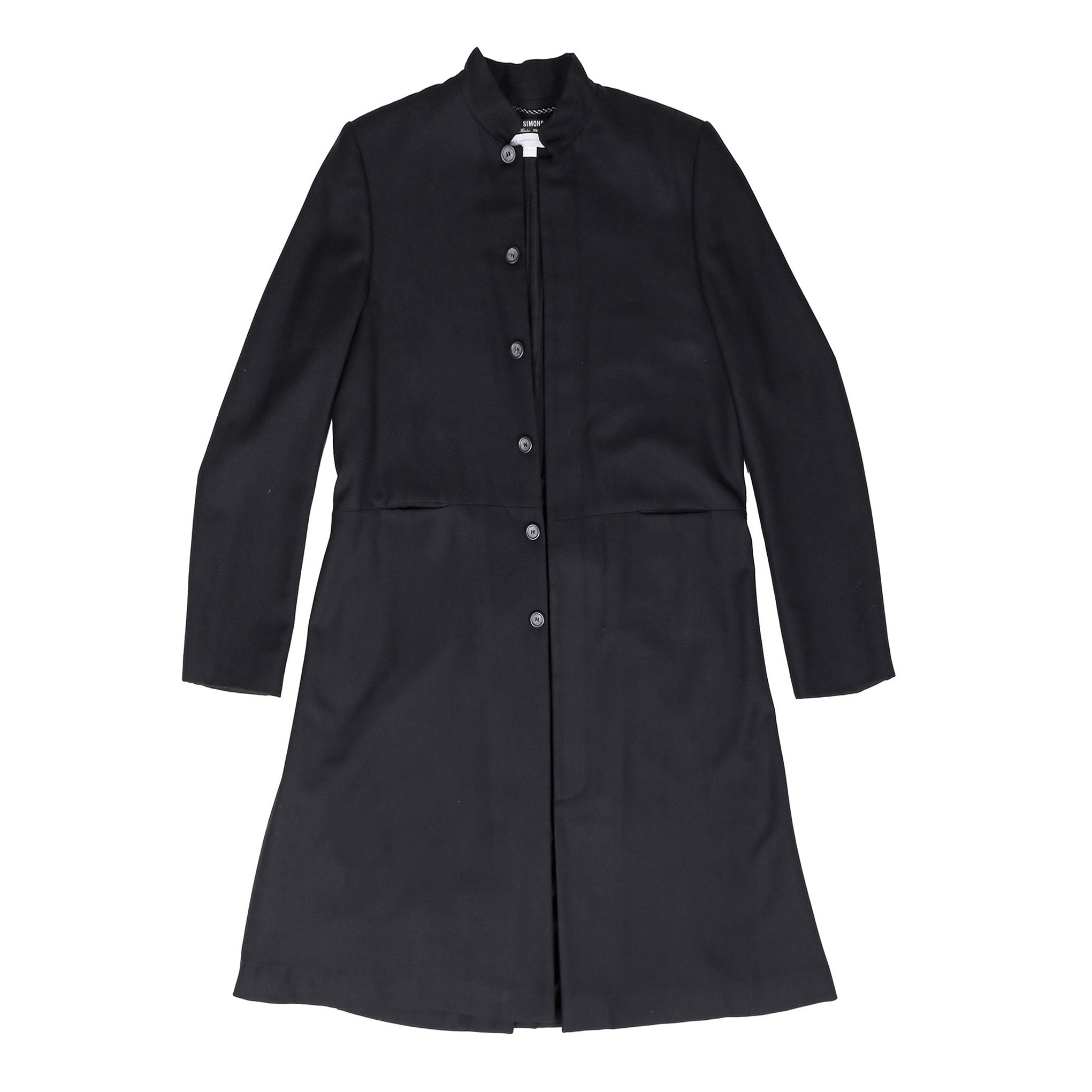 Raf Simons Autumn / Winter 2000 Black Priest Coat – david casavant