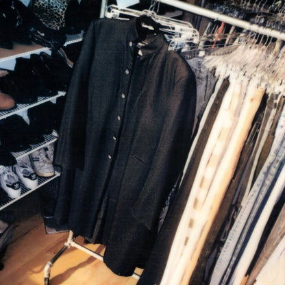 Raf Simons Autumn / Winter 2000 Black Priest Coat