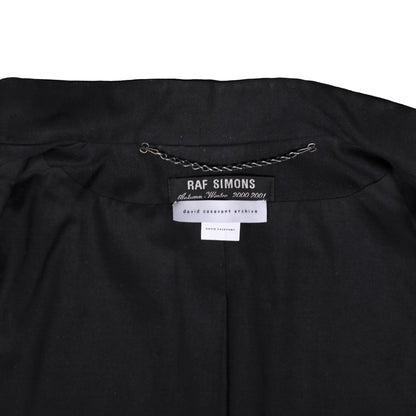 Raf Simons Autumn / Winter 2000 Black Priest Coat