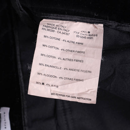 Vintage Miu Miu Black Velvet Pants