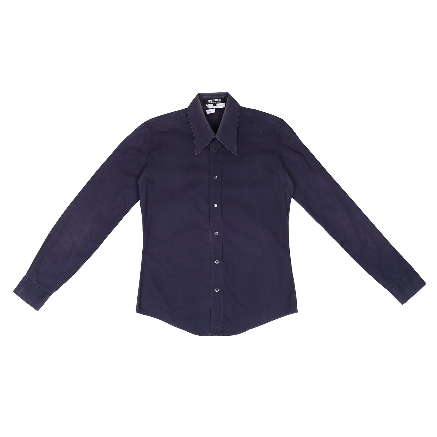 Raf Simons Autumn / Winter 2003 Peter Saville “Still” Navy Shirt