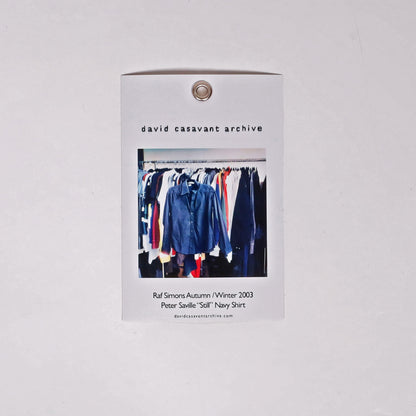Raf Simons Autumn / Winter 2003 Peter Saville “Still” Navy Shirt