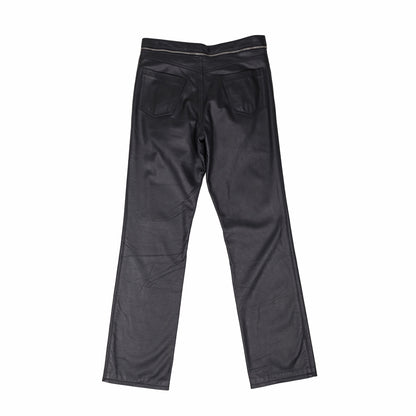 Raf Simons Spring / Summer 2002 Waist Zip Faux Leather Pants