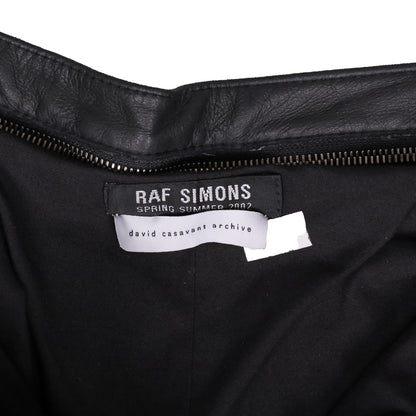 Raf Simons Spring / Summer 2002 Waist Zip Faux Leather Pants