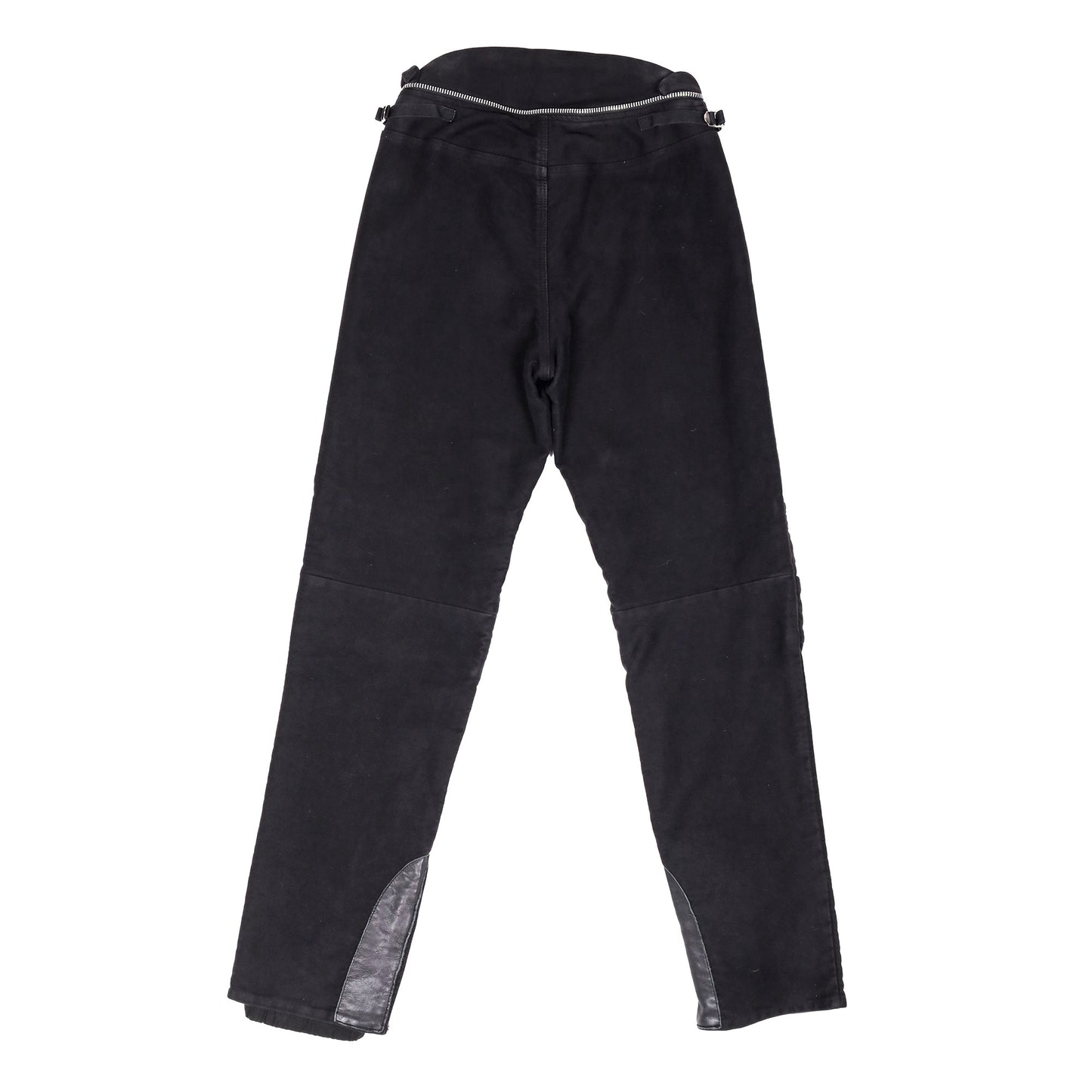 Helmut Lang Autumn / Winter 1999 Astro Black Moleskin Biker Pants