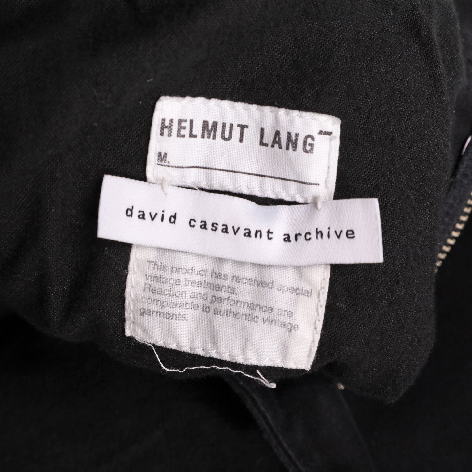 Helmut Lang Autumn / Winter 1999 Astro Black Moleskin Biker Pants