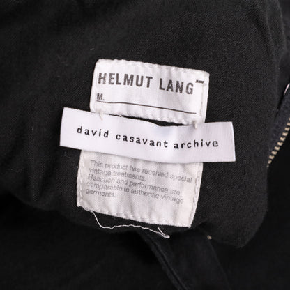 Helmut Lang Autumn / Winter 1999 Astro Black Moleskin Biker Pants