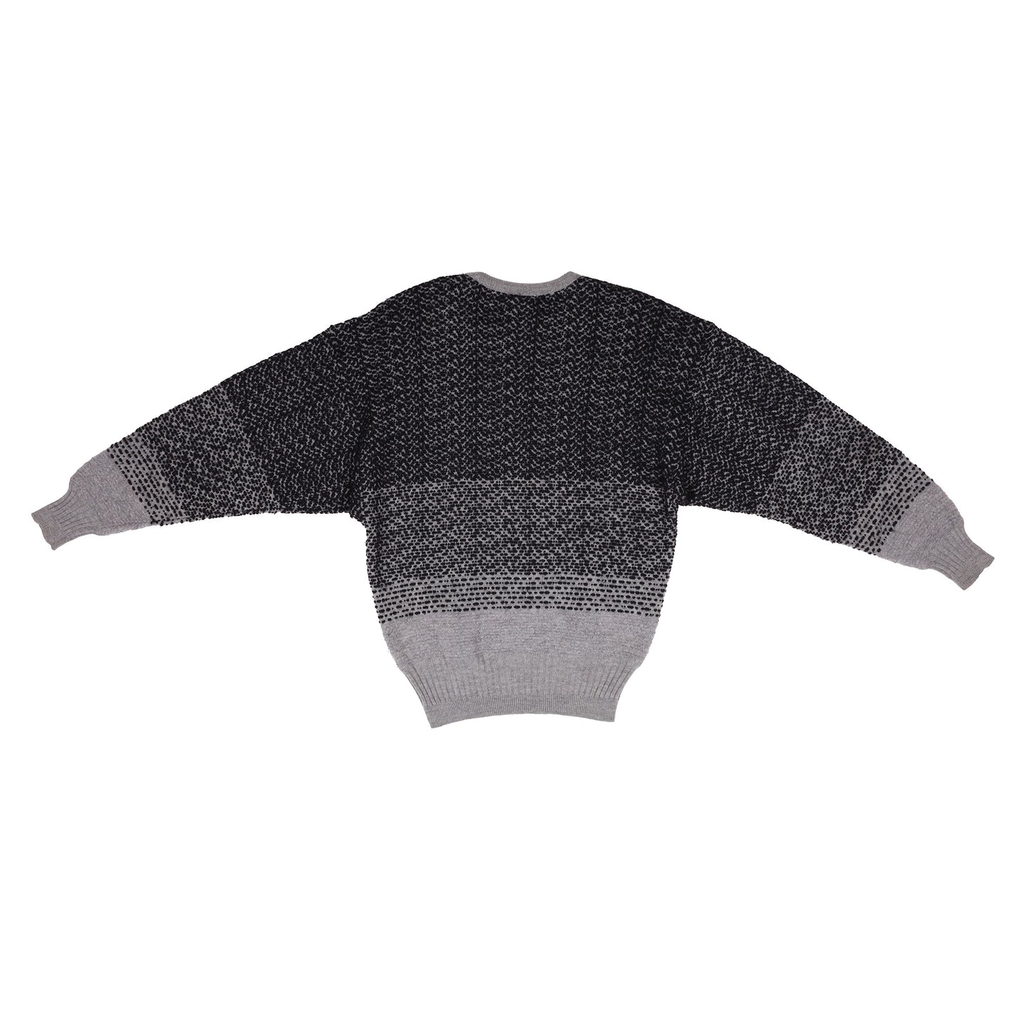 Gianni Versace Vintage Grey and Black Sweater