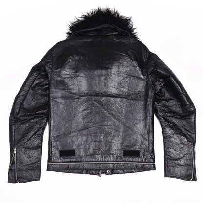 Helmut Lang Autumn / Winter 1999 Black Polyurethane Astro Jacket