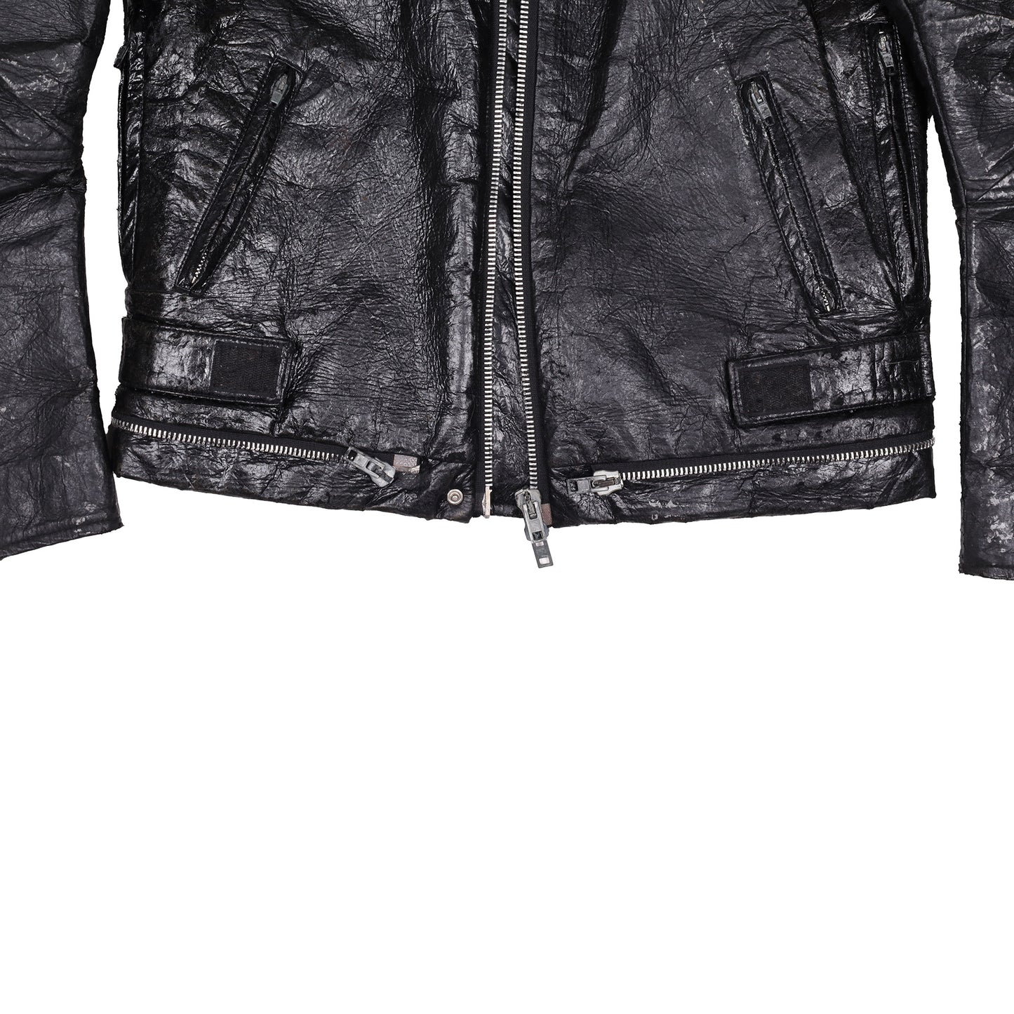 Helmut Lang Autumn / Winter 1999 Black Polyurethane Astro Jacket