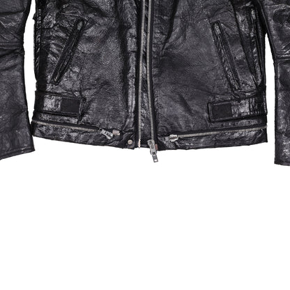 Helmut Lang Autumn / Winter 1999 Black Polyurethane Astro Jacket