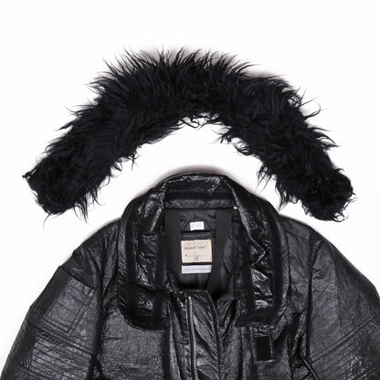 Helmut Lang Autumn / Winter 1999 Black Polyurethane Astro Jacket