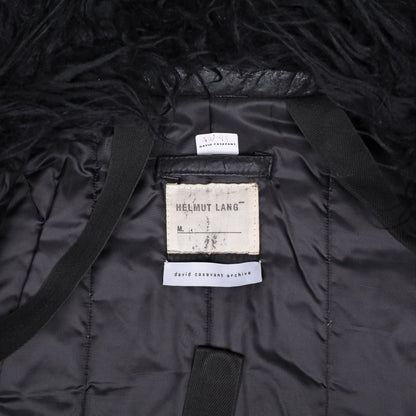 Helmut Lang Autumn / Winter 1999 Black Polyurethane Astro Jacket